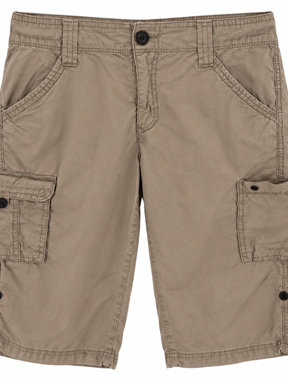 Calvin Klein Jeans Khaki Cargo Bermuda Shorts, Size 8  Casual Calvin Klein Jeans
